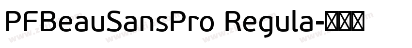 PFBeauSansPro Regula字体转换